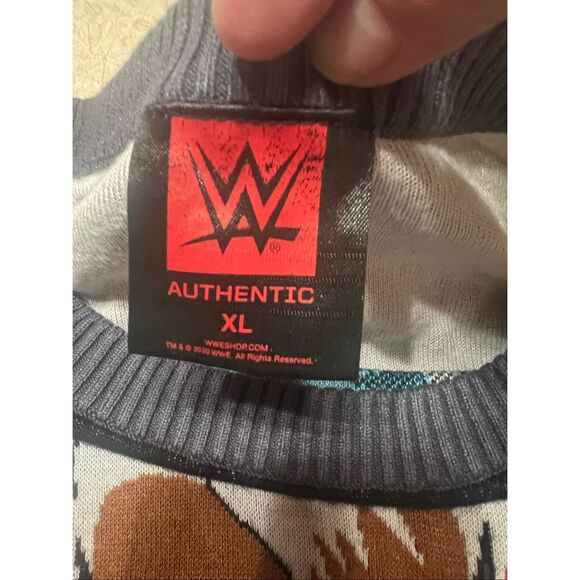 OFFICIAL WWE AUTHENTIC ALEXA BLISS "NO COCOA, NO BLISS" UGLY HOLIDAY SWEATER Sz - Picture 3 of 6